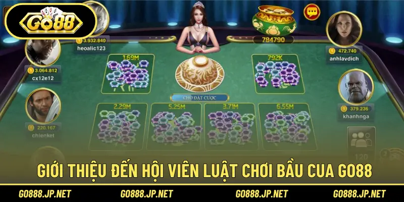 Giới thiệu đến hội viên luật chơi bầu cua Go88