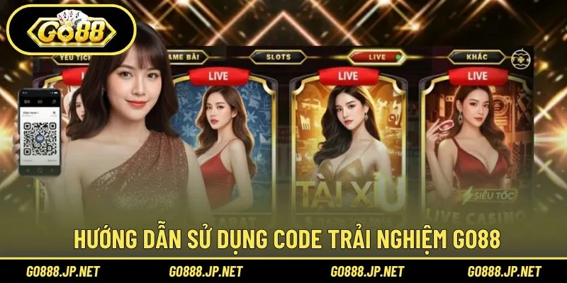 Hướng dẫn sử dụng code trải nghiệm Go88